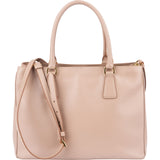 Prada Pink Saffiano Leather Galleria Handbag