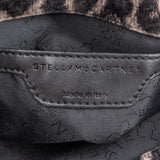 Stella McCartney Leopard Fur Print Falabella Tote Crossbody Handbag