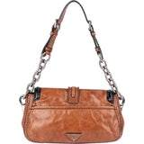 Prada Vitello Antic Chain Shoulder Bag - vintageandkickz