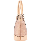 Gucci Monogram GG Metallic Canvas Lovely Heartbit Tote Handbag