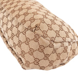 Gucci Monogram GG Canvas Web Hobo Shoulder Bag