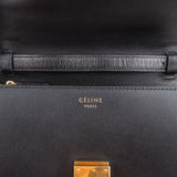 Celine Boxcalf Leather Seesaw Lock Triomphe Classic Box Crossbody Bag
