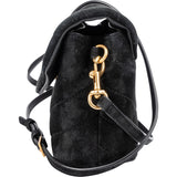 Yves Saint Laurent Quilted Suede Mini Loulou Puffer Crossbody Bag
