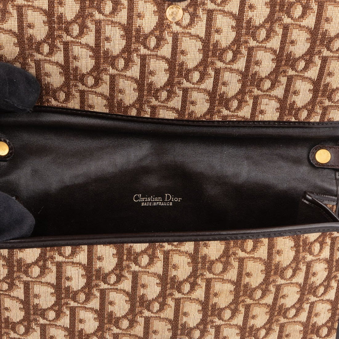 [🔄️B21 / F15] Dior Oblique Canvas Vintage Flap Shoulder Bag - vintageandkickz