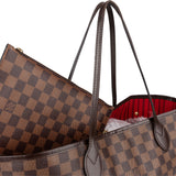 Louis Vuitton Monogram Damier Ebene Canvas Neverfull MM Shoulder Bag