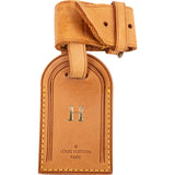 Louis Vuitton Vachetta Leather Luggage Tag Set (H)