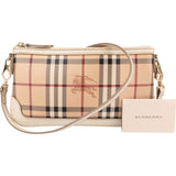 Burberry Haymarket Check Canvas Pochette Accessoires Crossbody Bag