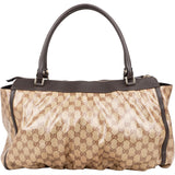 Gucci Monogram GG Abbey Handbag - vintageandkickz