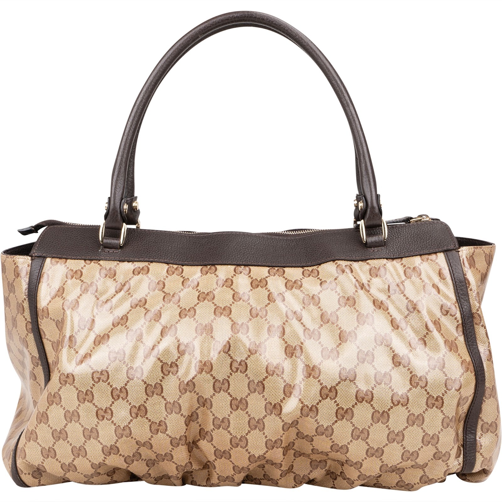 Gucci Monogram GG Abbey Handbag - vintageandkickz