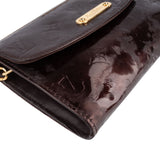 Louis Vuitton Monogram Vernis Bel Air Wallet Pochette Crossbody Bag
