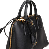 Prada Black Saffiano Leather Small Promenade Handbag