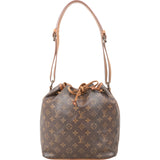 Louis Vuitton Monogram Canvas Sac Noé Petit Shoulder Bag