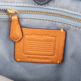 Coach Monogram Signature Denim Tote 22 Crossbody Handbag