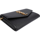 Saint Laurent Grain De Poudre Uptown Wallet On Chain Crossbody Bag