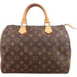 Louis Vuitton Monogram Canvas Speedy 30 Handbag