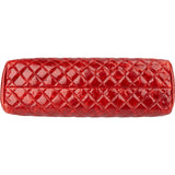 Chanel Quilted Quilted Crinkled Leather Just Mademoiselle Bowling Shoulder Bag