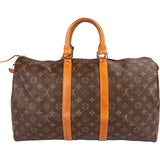 Louis Vuitton Monogram Canvas Keepall 45 Travel Bag