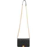 Chanel Quilted Caviar Leather Boy Wallet On Chain Crossbody Bag