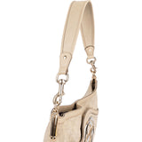 Gucci Guccissima Leather and Woven Leather Britt Hobo Shoulder Bag
