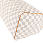 Louis Vuitton Monogram Damier Azur Canvas Speedy 30 Handbag - vintageandkickz