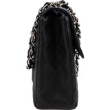 Chanel Quilted Caviar Leather Jumbo Single Flap Crossbody Bag