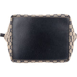 Gucci Plus Monogram GG Canvas Web Shopper Tote Handbag