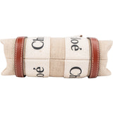 Chloé Canvas Mini Woody Tote Crossbody Handbag