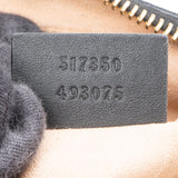 Gucci Suede Crinkled Patent Leather Ophidia Small Crossbody Bag