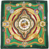 Hermès La Ronde des Heures Silk 90 Scarf Tuch