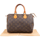 Louis Vuitton Monogram Canvas Speedy 25 Handbag