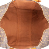 Louis Vuitton Monogram Canvas Keepall 55 Bandoulière Travel Bag