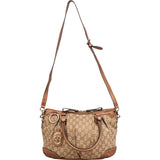 Gucci Monogram GG Canvas Sukey Satchel Handbag