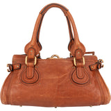 Chloé Pebbled Leather Paddington Handbag