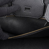 Hermès Noir Togo Leather Gold Birkin 30 Handbag (2015)