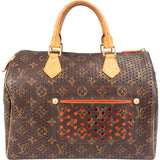 Louis Vuitton Limited Monogram Perforated Canvas Speedy 30 Handbag