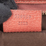 Gucci Monogram GG Suede Abbey D-Ring Pochette Shoulder Bag