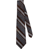 Givenchy Striped Emblem Silk Tie Krawatte