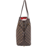 Louis Vuitton Monogram Damier Ebene Canvas Neverfull MM Shoulder Bag