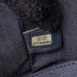 Chanel Stitching Tweed & Leather Vanity Case Crossbody Bag