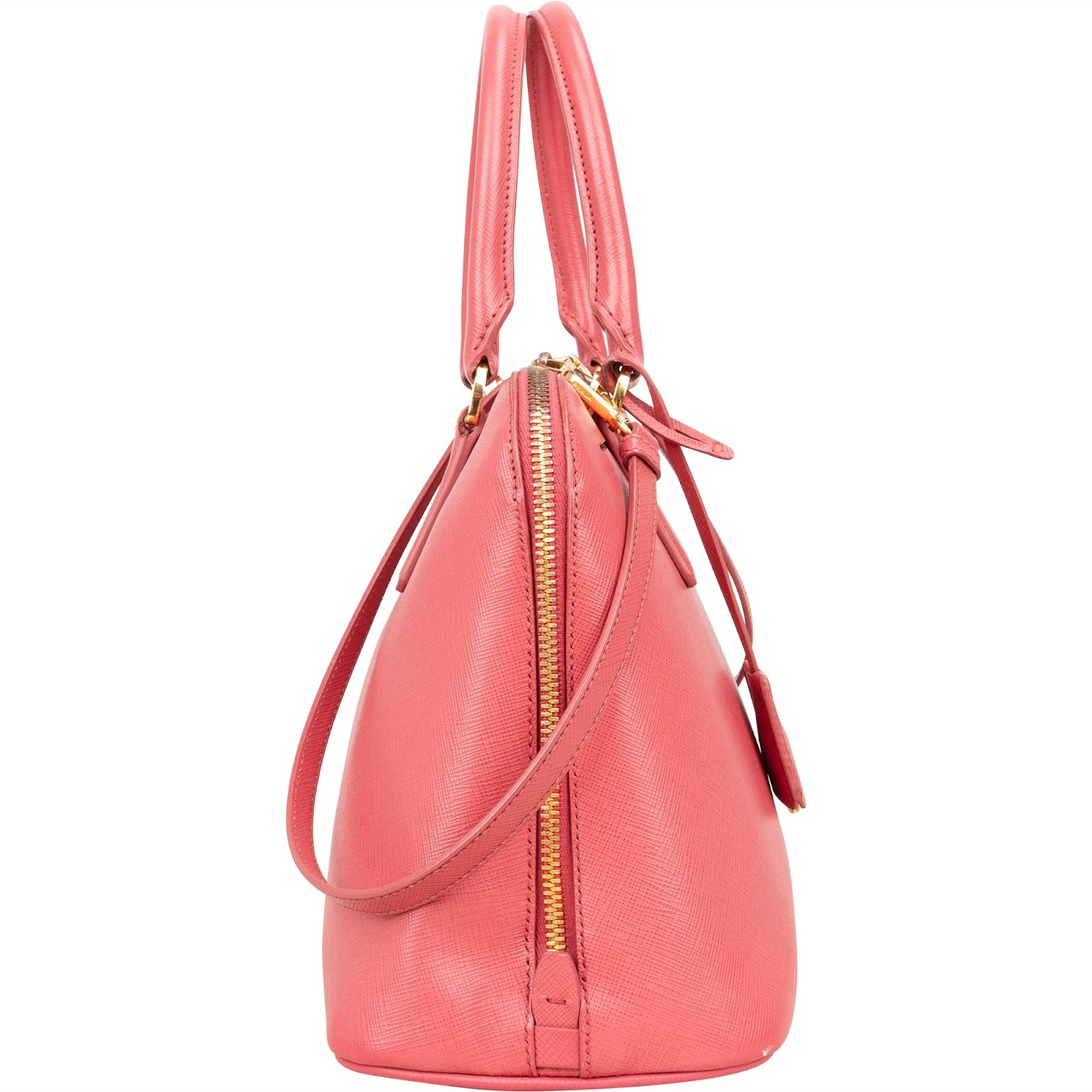 Prada Saffiano Leather Promenade Handbag - vintageandkickz