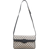 Gucci Monogram Vintage GG Plus Canvas Flap Crossbody Bag