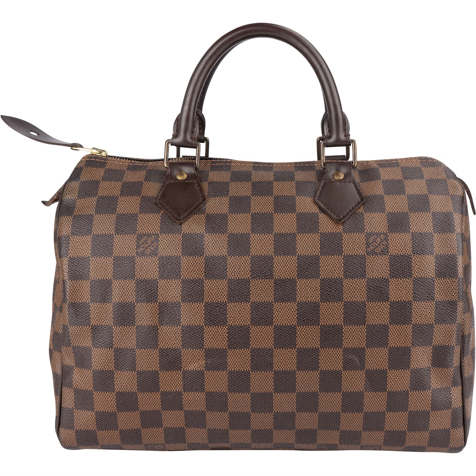 Louis Vuitton Monogram Damier Ebene Speedy 30 Handbag - vintageandkickz