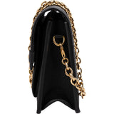 Louis Vuitton Noir Leather Empreinte Monogram Vavin Chain Crossbody Bag
