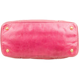 Prada Pink Vitello Lux Shine Leather Tote Handbag