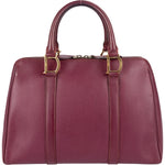 Christian Dior Textured Saffiano Leather Vintage Boston Handbag - vintageandkickz