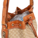 Celine Monogram Macadam Canvas Bucket Shoulder Bag