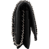 Chanel Quilted Caviar Leather Wallet on Chain Crossbody Bag