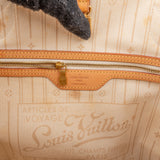 Louis Vuitton Monogram Damier Azur Canvas Neverfull MM Shoulder Bag