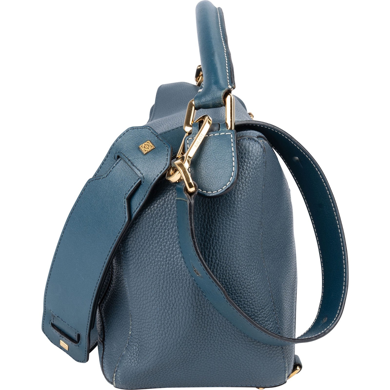 [🔄️B08 / F13] Loewe Grained Leather Small Puzzle Shoulder Bag - vintageandkickz