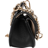 Chloé Black Leather Georgia Shoulder Crossbody Bag